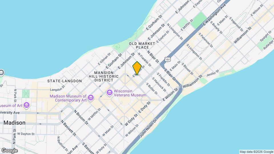 24 N Butler St, Unit #2 Mapa y Detalles de la Ubicación