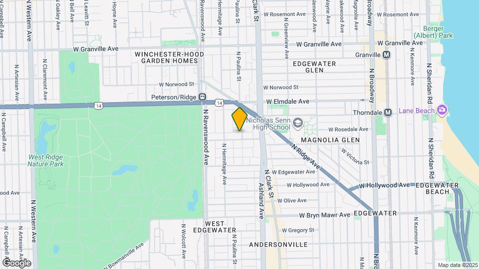 1700 W Thorndale Ave, Unit 5951-1W Map and Location Details