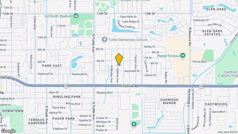 430 N Brink Ave Map and Location Details