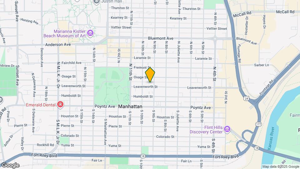 908 Leavenworth St Map and Location Details