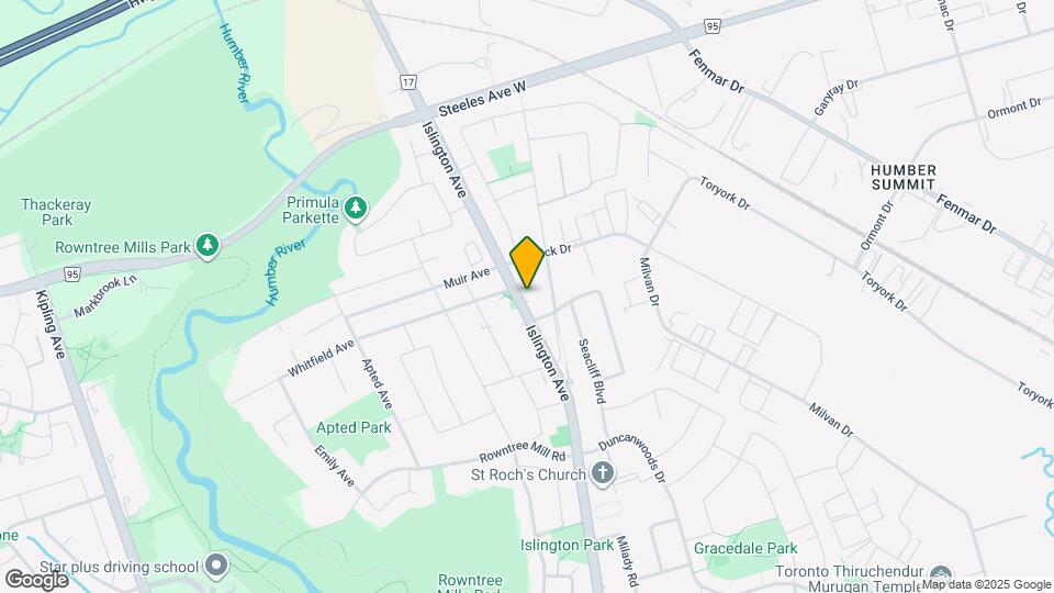 2991 Islington Ave Map and Location Details