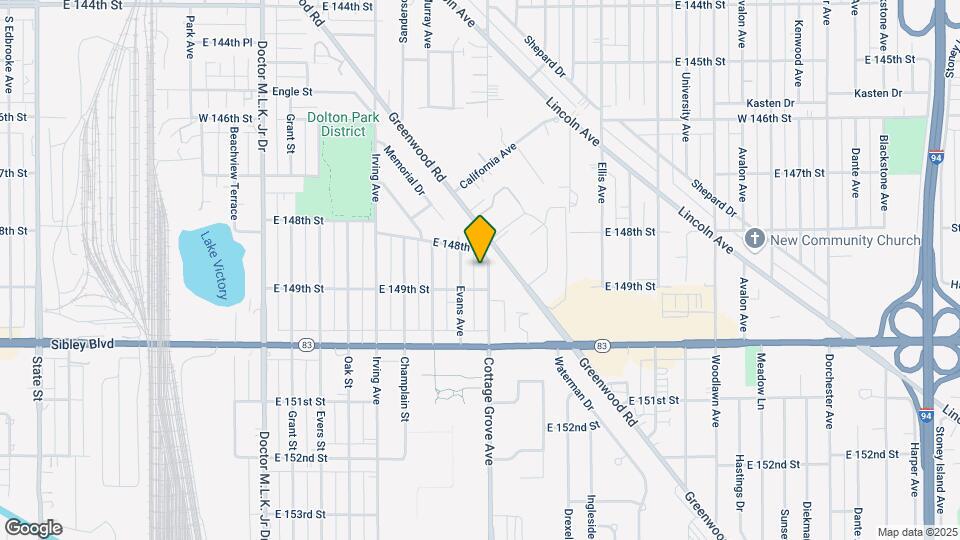 14830 Cottage Grove Ave Map and Location Details