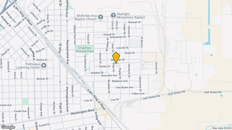 1025 Porter St Map and Location Details