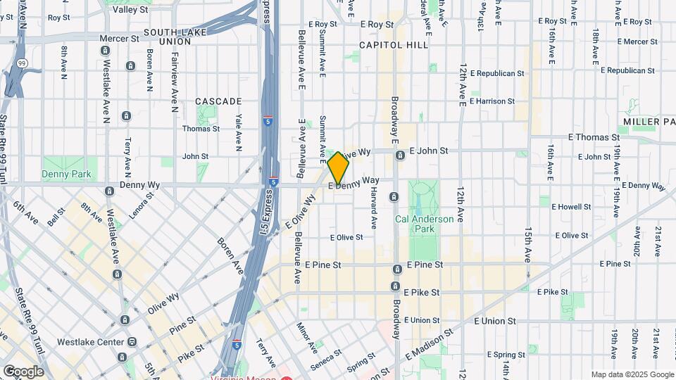 515 East Denny Apartments Map and Location Details