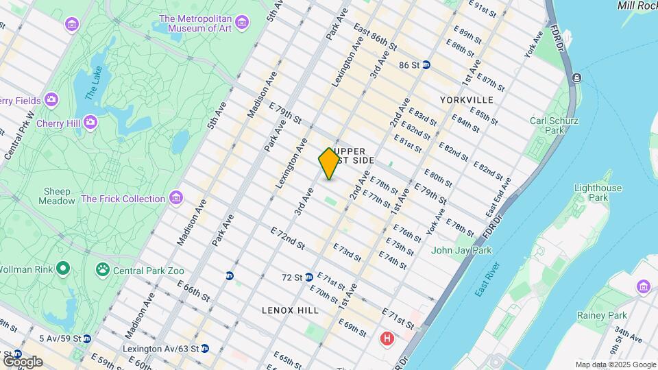 213-215 E 76th St Map and Location Details