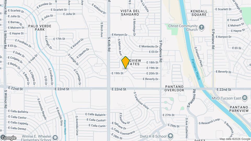 7234 E Beverly Dr Map and Location Details