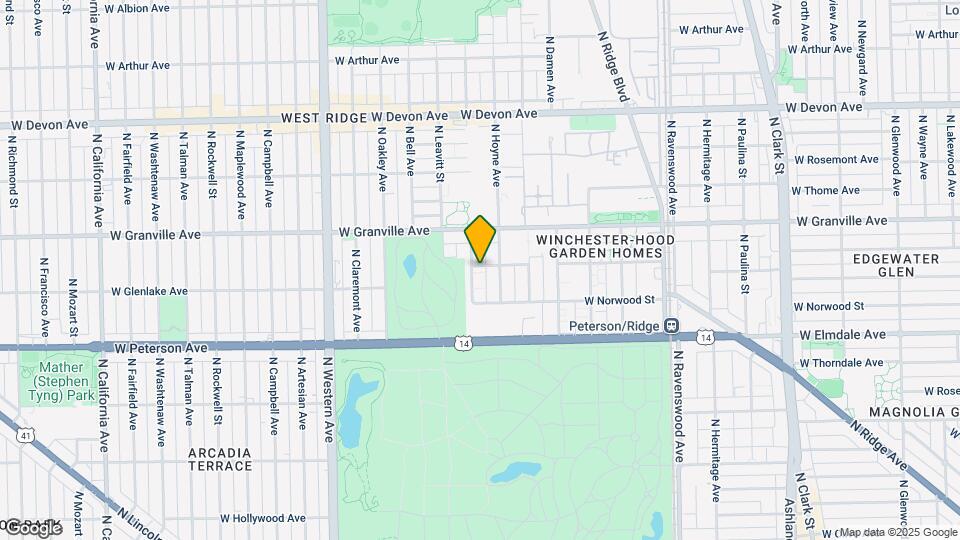 2119-2121 W Hood Ave Mapa y Detalles de la Ubicación