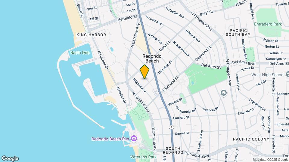 407 N Elena Ave Mapa y Detalles de la Ubicación