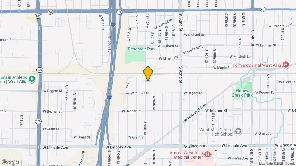 1930 S 96th St Map and Location Details