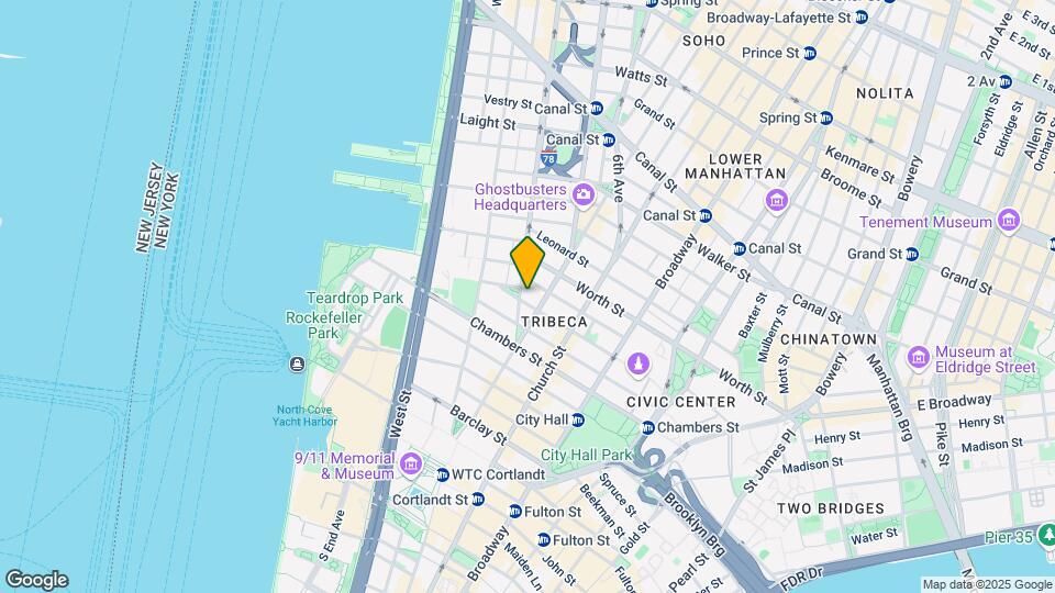 36 Hudson Street Mapa y Detalles de la Ubicación
