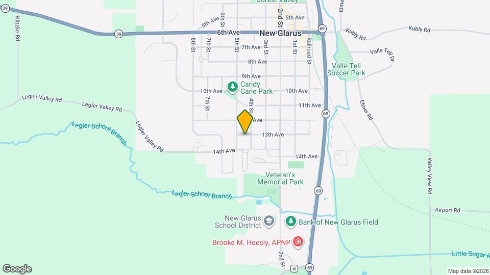 407 13th Ave Map and Location Details