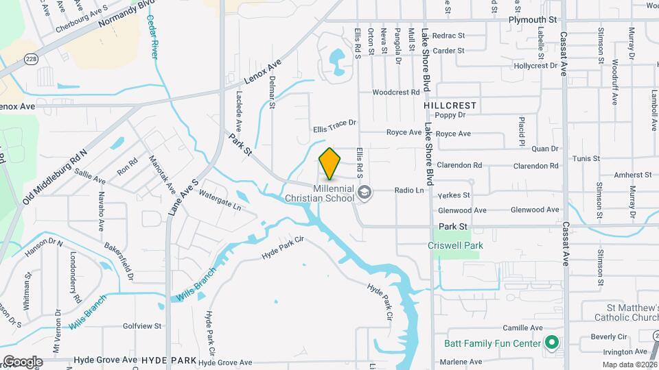 6043 Park St Map and Location Details