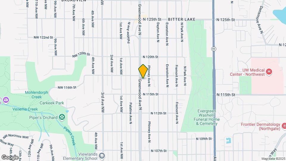 Greenwood Ave Map and Location Details
