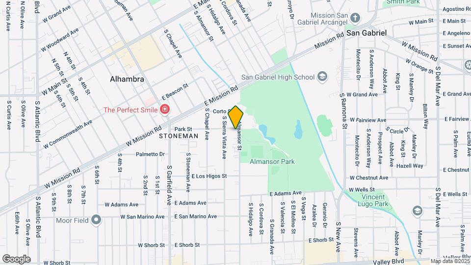 705 S Almansor St Mapa y Detalles de la Ubicación