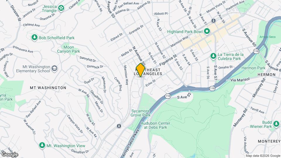 4949 Sycamore Terrace Map and Location Details