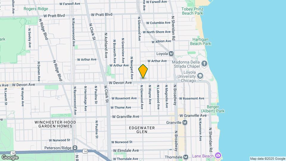1350 W Devon Building Mapa y Detalles de la Ubicación