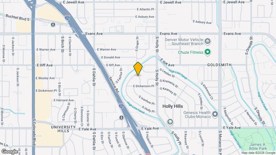2311 S Jasmine Pl Map and Location Details