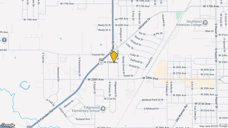 3804 W 25th Ave Map and Location Details