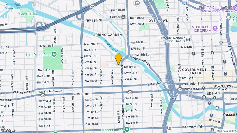 831 NW 3rd St Map and Location Details