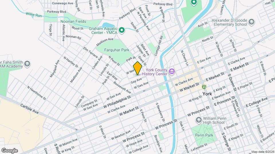 342 Smyser St Map and Location Details