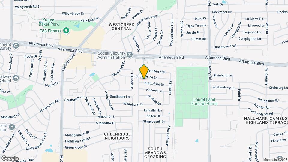 2618 Butterfield Dr Map and Location Details