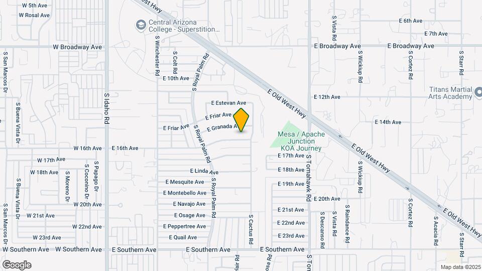 1038 E Hondo Ave Map and Location Details
