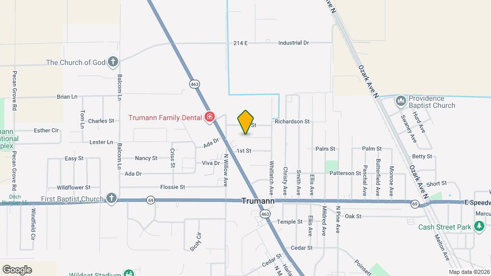 501 2nd St Map and Location Details