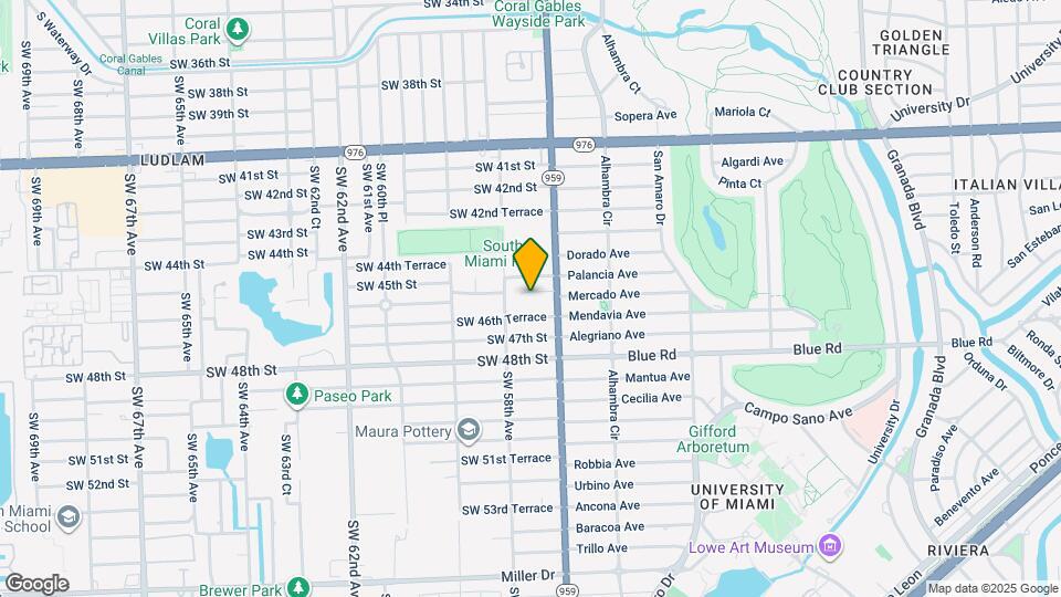 5740 SW 45th Terrace Map and Location Details