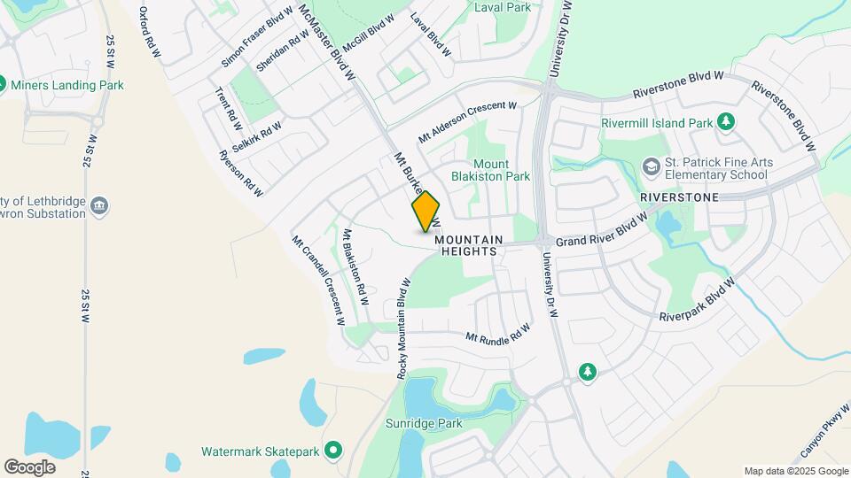 Roomy Half Duplex Near Schools & Amenities Map and Location Details
