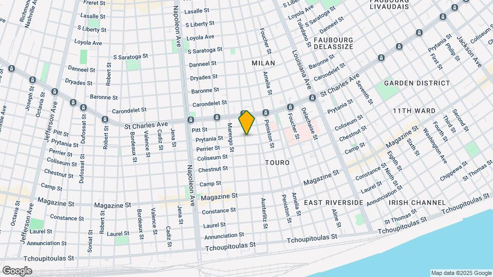 3942 Prytania St Map and Location Details