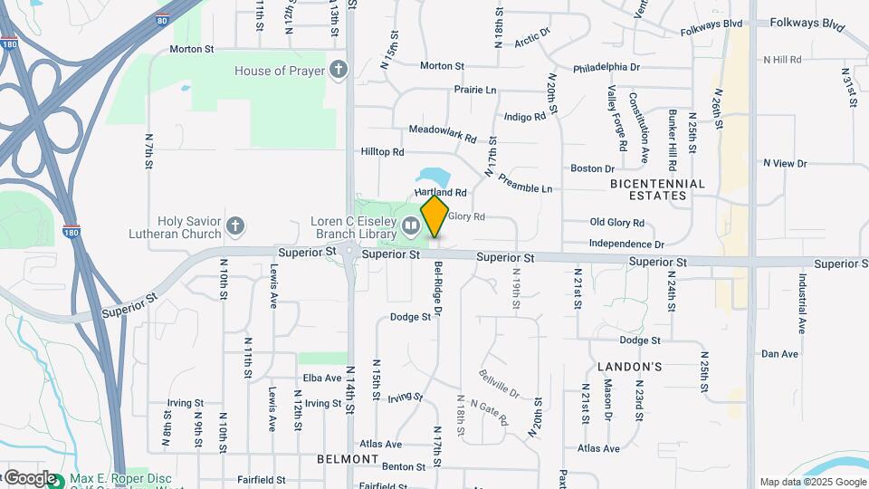 1565 Cedar Crest Dr Map and Location Details