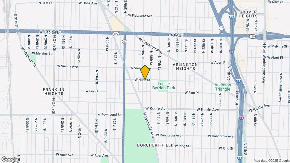 3646 N 19th St. Map and Location Details