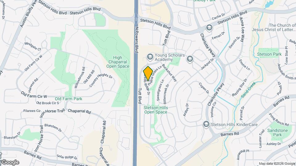 5016 Prairie Grass Ln Map and Location Details