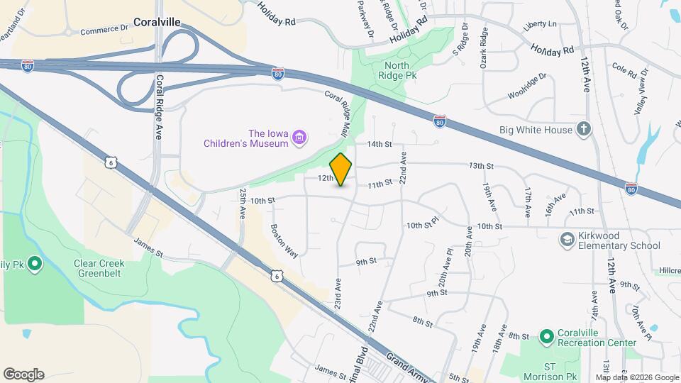 2319 10th St Map and Location Details