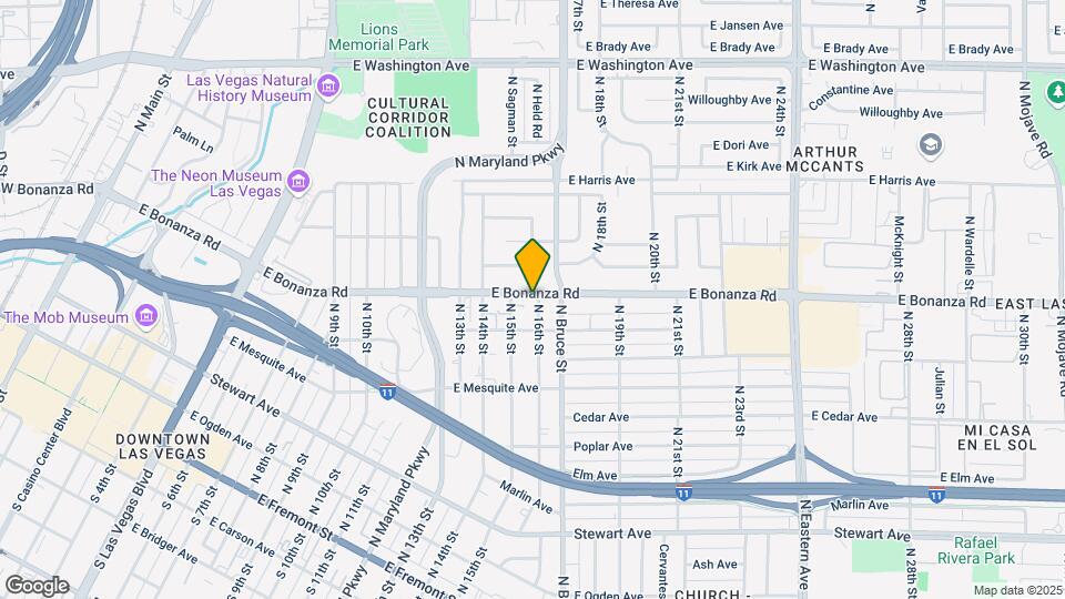 1516 Bonanza Rd Mapa y Detalles de la Ubicación