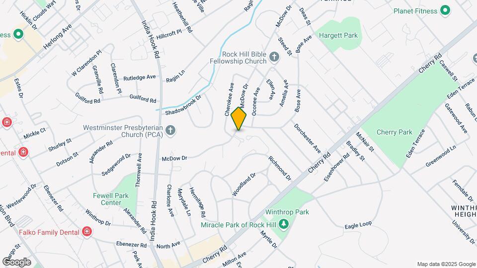 942 McDow Dr Map and Location Details