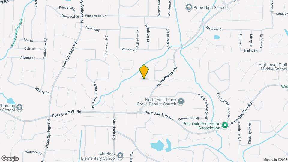 3230 Cedar Bluff Dr NE Map and Location Details