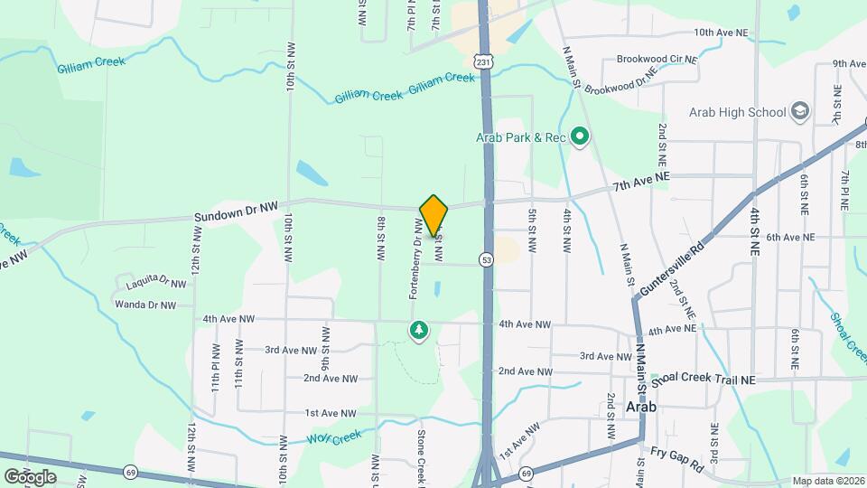 540 Fortenberry Dr NW Map and Location Details