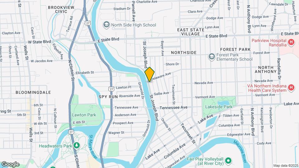 1736 St Joseph Blvd Map and Location Details