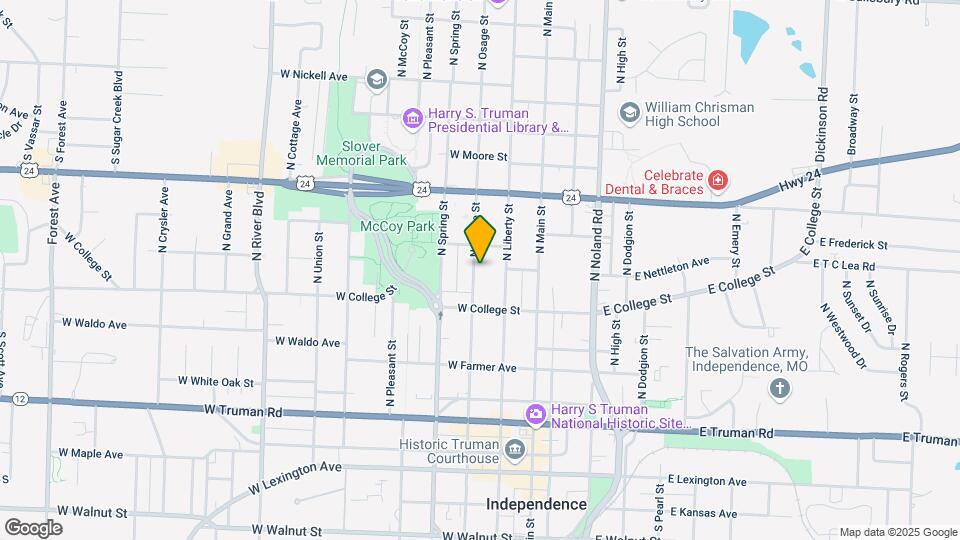 801 N Osage St Mapa y Detalles de la Ubicación
