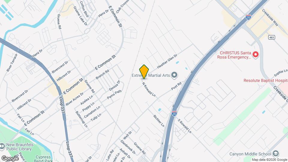382 N Kowald Ln Mapa y Detalles de la Ubicación