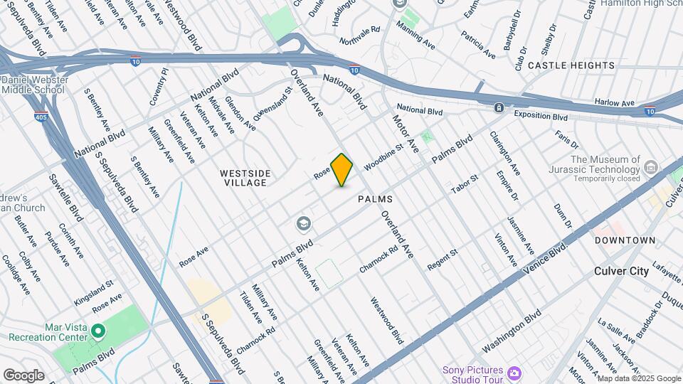 10740 Woodbine Mapa y Detalles de la Ubicación