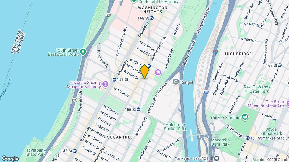 475 W 159th St Map and Location Details