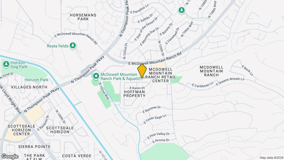 10340 E Caribbean Ln Map and Location Details