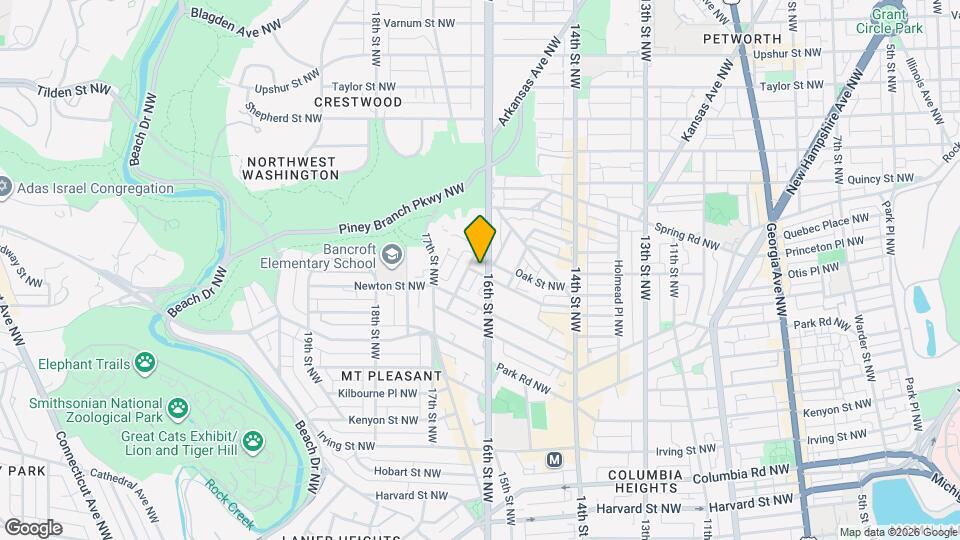 3500 16th St NW, Unit 0 Mapa y Detalles de la Ubicación
