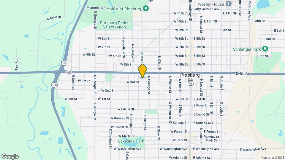 510 W 3rd St Map and Location Details
