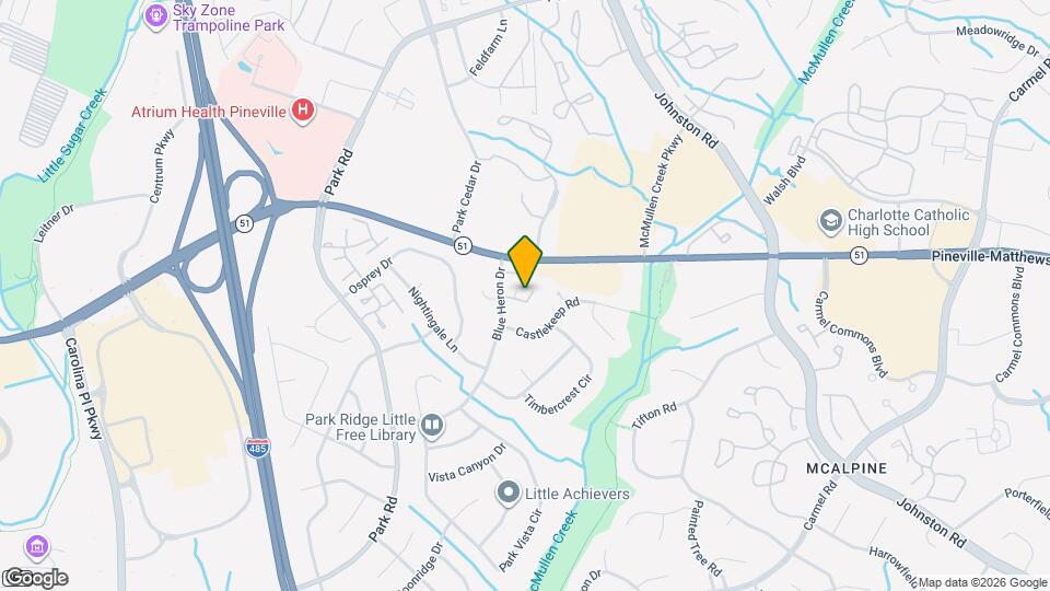 8518 Castle Pine Ct Map and Location Details