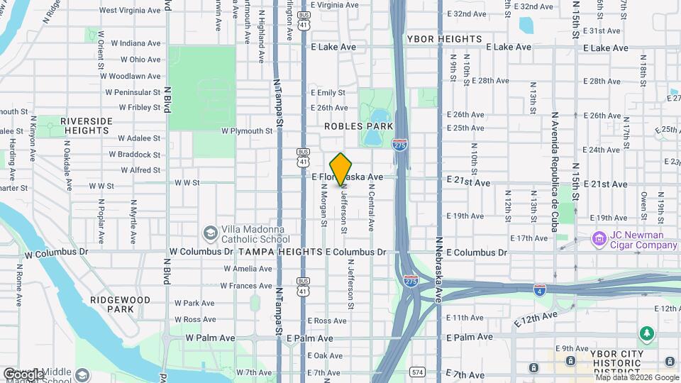 2904 N Jefferson St Map and Location Details