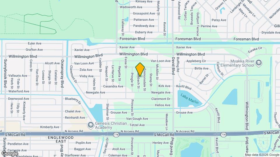 6192 Kambach St Map and Location Details