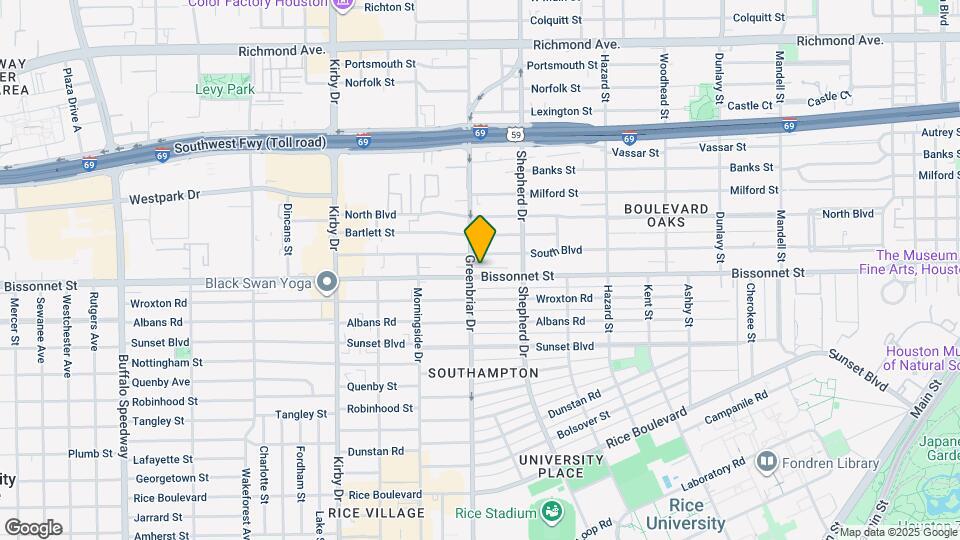 2240 Bissonnet St Map and Location Details